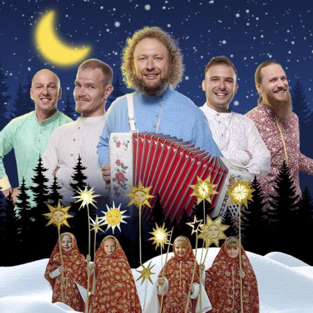 The ensemble of the Russian song "Babkiny Vnuki" "Christmas meetings"